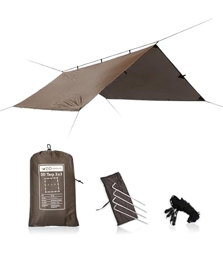 Amazon | DD Hammocks DD スーパーライト タープ (コヨーテブラウン